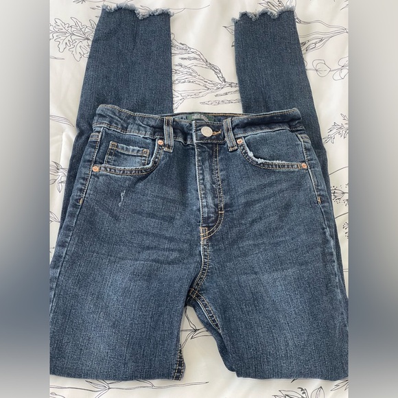 wild fable Denim - Wild Fable 00 Highest‎ Rise Skinny Distressed Jeans w Stretch 313